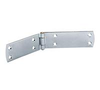 Gedotec Petite Charniere de Meuble - Acier Galvanisé - À Visser sur Couvercle de Coffre de Rangement, Porte de Meuble - Intérieur et Extérieur - 4 Trous de Vis - 180 x 35 x 2 mm - 1 Pièce