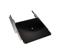 Gedotec Plateau TV pivotant Extension TV pivotante à Visser sur Tablette | Charge admissible 50 kg | Extension Totale avec Plateau tournant Noir | Longueur d'extension 335 mm
