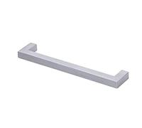 Gedotec Poignée barre cuisine Poignée de meuble Poignée de porte d'armoire carrée - TYDA | Poignée de tiroir en inox brossé mat | 490 x 10 x 480 mm | Profil 10 x 10 mm | 1 pièce - Poignée de meuble