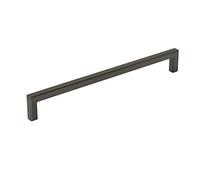 Gedotec Poignée barre longue | DER U | gris brossé| Longueur : 500 mm - Distance de perçage : 492 mm | 1 pièce | Poignée pour cuisine avec accessoires | Poignée Meuble