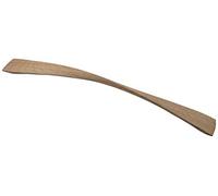 Gedotec Poignée d'armoire en chêne massif pour meuble de cuisine - Twist | Espacement des trous 320 mm | Bois massif | Poignée en bois pour tiroirs et portes d'armoire | 1 pièce