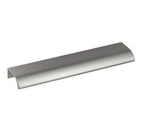 Gedotec Poignée de meuble de cuisine en aluminium brossé Gris Poignée design en aluminium SOFIA Poignée de cuisine rectangulaire pour tiroirs Poignée profilée Longueur 50 mm