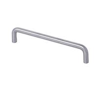 Gedotec Poignée de Meuble en Acier Inoxydable - AG 10001 - Poignée de Porte et Tiroir de Placard, Meuble de Cuisine, Armoire - avec Vis de Fixation - Entraxe 128 mm - 1 Pièce
