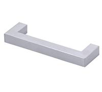 Gedotec Poignée de Meuble en Acier Inoxydable Brossé Mat - Carré - Poignée de Porte et Tiroir de Placard, Meuble de Cuisine, Armoire - Longueur 74 mm - Entraxe 64 mm - Profil 10x10 mm - 1 Pièce