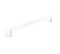 Gedotec Poignée de meuble longue en blanc mat | Der U | Poignée de rail pour la cuisine avec accessoires | Poignée pour meubles | Poignées d'armoires de salle de bain, chambre à coucher, armoire de