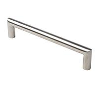 GedoTec® Poignée de meuble Poignée barre Poignée de porte Récifs de balustrade Acier inox MASSIF Brossé LIA-2 Longueur 109 - 749 mm Profil ø 13 MM Hauteur 35 MM - 397 x 13 x 384 mm