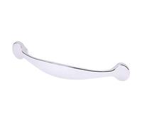 Gedotec Poignée Porte Meuble LISA - Accessoire de Tirage de Meubles de Salle de Bain, Armoire, Cuisine, Placard, Tiroir - Acier Chromé Poli - Vis 25mm Incluses - 1 Pièce