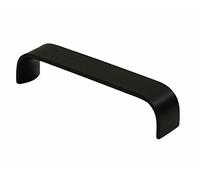 Gedotec Poignées de meubles en aluminium | 1 poignée de porte pour armoires - Noir brossé avec matériel de fixation | SENSE 0195 | LA : 192 mm | Poignées pour armoires de cuisine Poignées de meubles