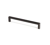 Gedotec Poignées de Meubles en Métal Massif | SIDO | LA: 128 mm | Lot de 10 | Poignées de Meubles Noires | Pour armoires de cuisine avec matériel de fixation | Poignées porte pour armoires et meubles