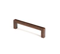 Gedotec Poignées de Meubles en Métal Massif | SIDO | LA: 160 mm | Lot de 5 | Poignées de Meubles en Cuivre | Pour armoires de cuisine avec matériel fixation | Poignées porte pour armoires et meubles