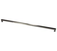 Gedotec® Poignées de porte en acier inoxydable pour poignées de cuisine, poignées de garde-corps opaques | profil 14 x 14 mm | Hauteur 35 mm | Ba 96-736 mm | Qualité de la marque pour Zona Living