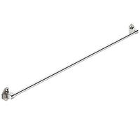 Gedotec Porte-Cravates Compact pour Armoire ou Placard Mural | Crochet Organisateur de Ceintures, Foulards, Echarpe, Accessoires et Cravates | Largeur Cintre 425 mm | Metal Acier Nickelé | 1 Piece