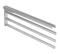 Gedotec Porte-serviettes coulissant | H6008 | à 3 bras extensibles | 1 pièce | Longueur 465 mm argentée