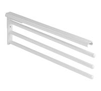 Gedotec Porte-serviettes coulissant | H6008 | à 3 bras extensibles | 1 pièce | Longueur 465 mm en blanc
