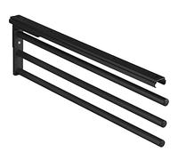 Gedotec Porte-serviettes coulissant | H6008 | à 3 bras extensibles | 465 mm noir