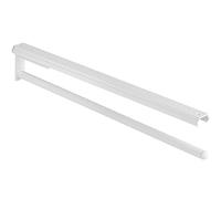 Gedotec Porte-serviettes | H6008 | Coulissant à 1 bras extensible | Longueur 465 mm en blanc