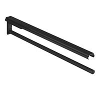 Gedotec Porte-Serviettes | H6008 | Coulissant à 1 Bras Extensible | Longueur 465 mm en Noir