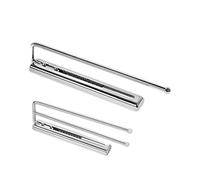 Gedotec Porte-Serviettes Serena | Support Mural à Barre Extensible en Acier Chromé | Accessoire d'Accroche pour Salle de Bain, Cuisine, Douche, Toilette, Lavabo | Coulissant Silencieux -1 Pièce