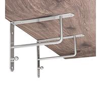 gedotec® Portemanteau mural design Console étagère Console-Modèle Singa sur l'acier massif | en acier inoxydable finition-Charge maximale 40kg | Produit de qualité pour votre intérieur