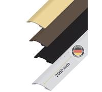 Gedotec Profilé de nivellement de hauteur 39 x 7,5 mm | 2-12 mm d’ajustement flexible | Aluminium anodisé argent | Bande de transition 2000 mm