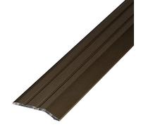 Gedotec Profilé de transition Bronze autocollant | 1 pièce Profilé de finition en aluminium 2000 mm | Profilé de joint de dilatation Plinthe de sol compensation de hauteur 2-5mm