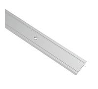 Gedotec Profilé de transition en aluminium Rail de transition perforé Profilé de sol à visser - SUPER PLAT | Largeur 30 mm | Alu argent anodisé | 100 cm