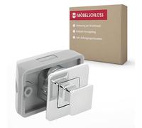Gedotec Push Lock Serrure pour Camping-Car I Tiroir de Camping Fermeture comme Pull Lock I Serrure de Meuble Square Latch I Meuble d'aménagement pour Camping-Car I Verrouillage par Bouton-Poussoir c