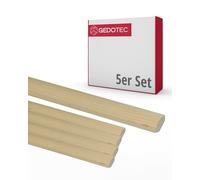 Gedotec Quart de rond - Planches en bois pour construire et bricoler en bois résineux 100 cm | 5 pièces 7x7 mm | BASIC | moulure polyvalente et bois pour bricoler des objets divers | Baguettes en bo