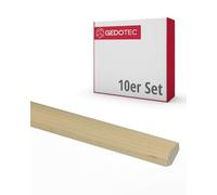 Gedotec Quart de rond - Planches en bois résineux 100 cm | 10 pièces 7x7 mm | BASIC | Moulure polyvalente pour bricoler divers objets | Baguettes en bois résineux