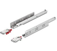 Gedotec Rail Coulissant avec Amortisseur - MOOVIT - Extension Totale (Longueur Totale: 500 mm)