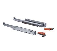 Gedotec Rails de tiroir, extension totale, 600 mm avec amortissement Blumotion | Blum Movento 760H6000B | Capacité de charge : 40 kg | Tiroir en bois avec fermeture amortie | 1 Paire