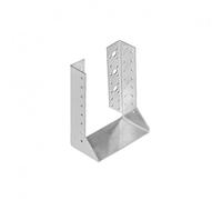 Gedotec Sabot de poutre avec languettes intérieures en acier | 1 support de poutre - 140 x 180 x 75 mm | Support de poteau Raccord d'angle pour charges lourdes