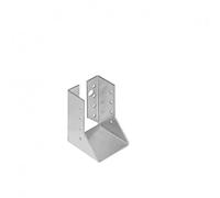 Gedotec Sabot de poutre avec languettes intérieures en acier | 1 support de poutre - 60 x 100 x 75 mm | Support de poteau Raccord d'angle pour charges lourdes