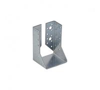 Gedotec Sabot de poutre avec languettes intérieures en acier | 1 support de poutre - 80 x 120 x 75 mm | Support de poteau Raccord d'angle pour charges lourdes