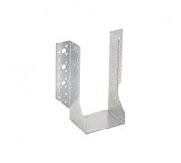 Gedotec Sabot de poutre avec pattes extérieures en acier | 10 pces Support de poutre - 100 x 200 x 75 mm | Support de poteau Raccord d'angle pour charges lourdes | Angle métallique Angle de 90 degré