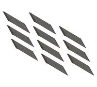 Gedotec Scalpel Professionnel - Lames de Remplacement Universelles DB-48 pour Cutter KDS D-12 - Lame Précision Extrêmement Coupante et Précise pour Hobby - 48 pièces
