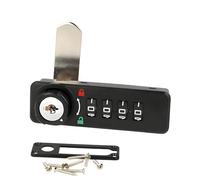 Gedotec Serrure à combinaison pour casier - Serrure de casier PRIVATE à 4 chiffres - Serrure avec code numérique DIN droit - Serrure de meuble pour armoire, casier, meubles - Serrure sans clé