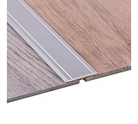 Gedotec Seuil de Porte Barre Autocollant | SUPER PLAT | (L x l x H) 1000 mm x 30 mm x 1,75 mm | 1 Pièce Profil Transition Sol | Aluminium Anodisé Argent | Profilé de Compensation - Baguette finition