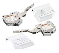 Gedotec Support d'abattant Blum Ferrure d'abattant Aventos HK-S blanc soie pour abattant monobloc | Accumulateur d'énergie 20K2C00.02 | LF 400-1000