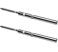 Gedotec Support de tablette Support d'étagère | 2 pièces Support d'étagère invisible avec capacité de charge 40 kg | COMPACT MINI