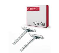 Gedotec Support de tablette Support d'étagère réglable | 10 pièces Support d'étagère invisible avec capacité de charge 180 kg | HEAVY FIX | Taquet d'étagère en acier - support d'étagère