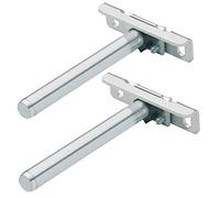 Gedotec Support de tablette Support d'étagère réglable | 2 pièces Support d'étagère invisible avec capacité de charge 180 kg | HEAVY FIX | Taquets d'étagère en acier - support d'étagère