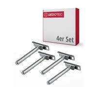 Gedotec Support de tablette Support d'étagère réglable | 4 pièces Support d'étagère invisible | NOVA PRO | Taquet d'étagère en fer galvanisé - support d'étagère