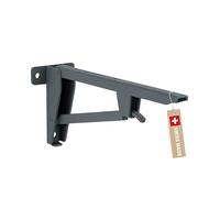 Gedotec Support rabattable Console rabattable Console de banc Equerre pour charges lourdes | ODIN | profondeur 330 mm | acier massif | capacité de charge jusqu'à 150 kg