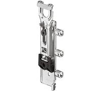 Gedotec Support Rail Suspension Meuble - Crochet Mural Métallique pour Meuble Suspendu de Cuisine, Chambre - Fixation pour Haut Placard et Armoire de Rangement -Charge 130kg par Paire-Gauche-1 Pièce
