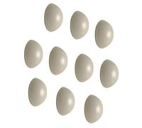 GedoTec Tampon de porte mur Arrêt à coller PUFFIE silentbloc pour Montage mural Couleur: beige Ø 31 mm hauteur : 12 Plastique auto-adhésif Qualité marque leur Surface habitable - 10-pc - beige