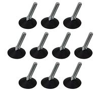 Gedotec Vis de réglage M10 x 45 mm | 10 pièces |Vis de réglage Poids Lourd| Métal galvanisé | Made in Germany