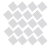 Gedourain Autocollants en Mousse Adhésive pour Mèche de Bougie avec Forte Adhérence pour la Fabrication de Bougies 20x1 Mm, 20 Feuilles D'autocollant Double Face pour Divers Récipients de