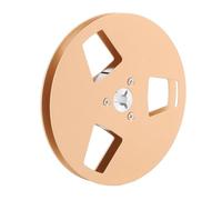 Gedourain Bobine de Ruban Vide en Alliage D'aluminium Durable, Bobine de 5 Pouces à 3 Trous pour Enregistreur NAGRA Studer , Bande de 1/4 Pouces, Installation Fluide pour Les Amateurs de Son