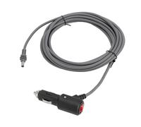 Gedourain Câble d'alimentation de Voiture DC 16 Pieds étanche avec Interrupteur pour Mini Antenne RV Camion Bateau 12 V-24 V Résistant aux Intempéries 18 AWG Gris